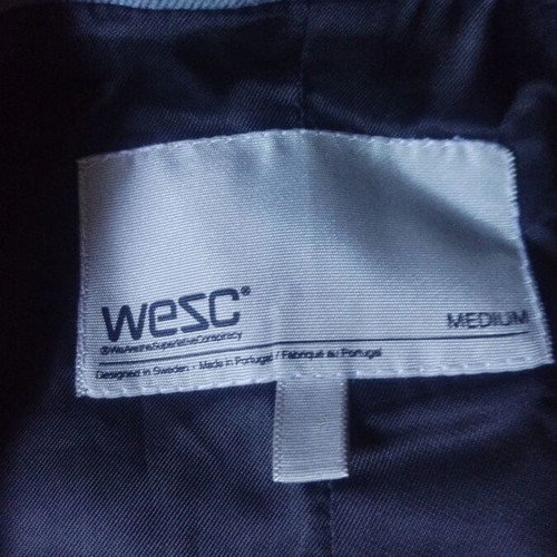 Wesc Men's Jacket Medium like new, gray and purple