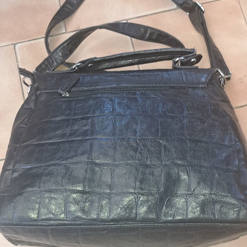 Roberto Santi women's shoulder bag like new, black leather