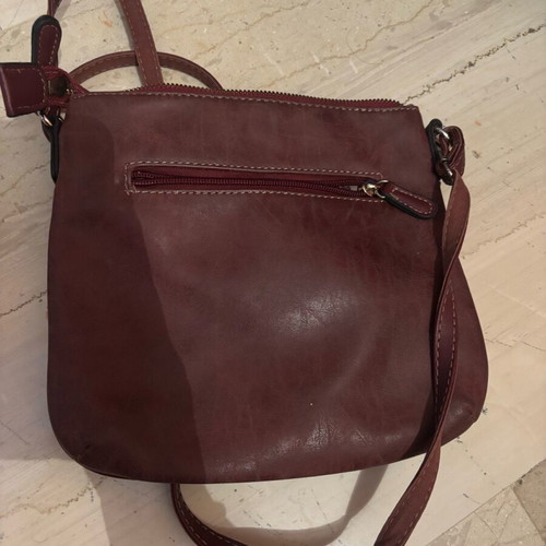 Bag used, burgundy crossbody