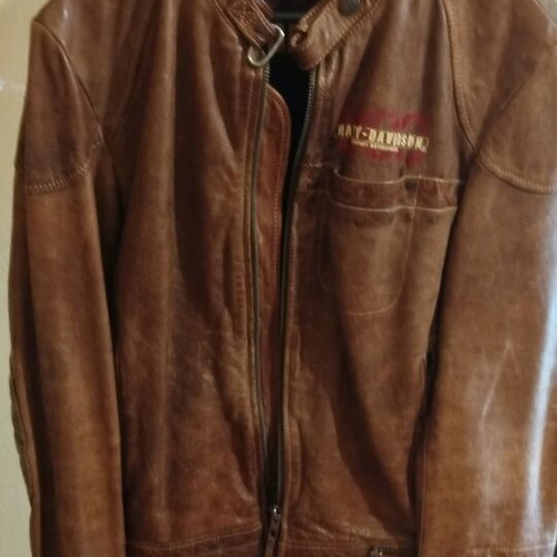 Harley Davidson vintage men's leather jacket used size M