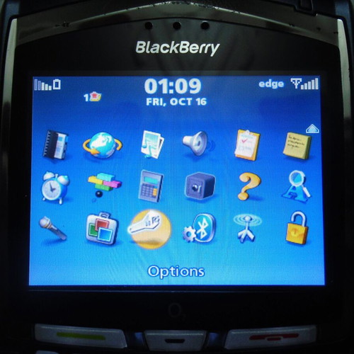 BlackBerry Electron 8700g like new, blue, 16GB