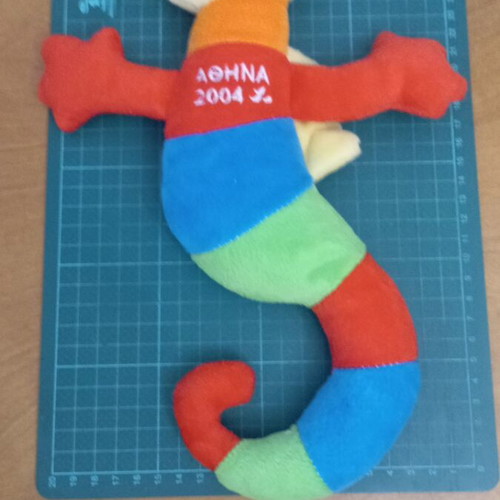 Proteas plush toy like new, official mascot of Athens 2004 Paralympic Games