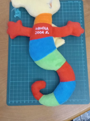 Proteas plush toy like new, official mascot of Athens 2004 Paralympic Games