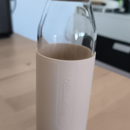 Nespresso Collections glass water bottle 500ml like new