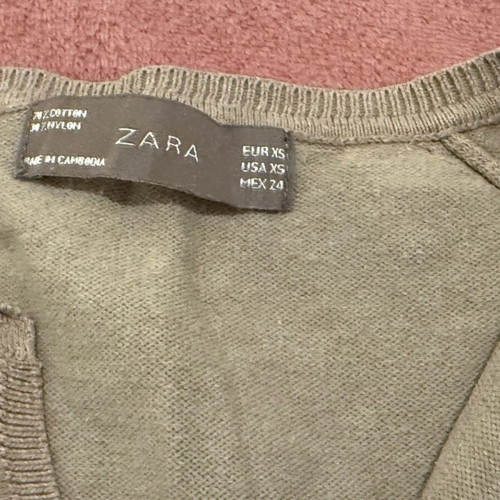 Zara cardigan size XS like new, beige