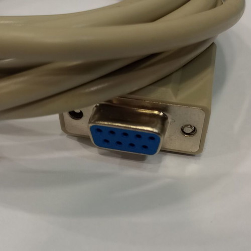 Serial cable male to female straight through 2 meters new