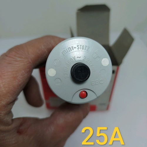 Mini STOTZ ABB S111 25A automatic circuit breaker pack of 2 new