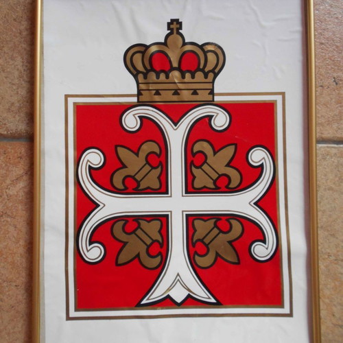 Promotional frame used with CAIR Demi Sec champagne logo 36x48 cm