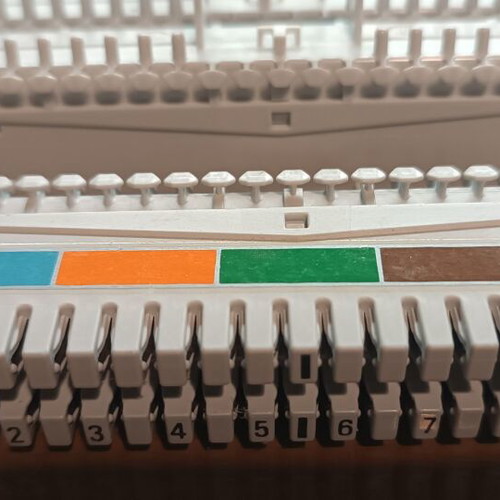 Regletes distributors new set of 6 pieces, white plastic