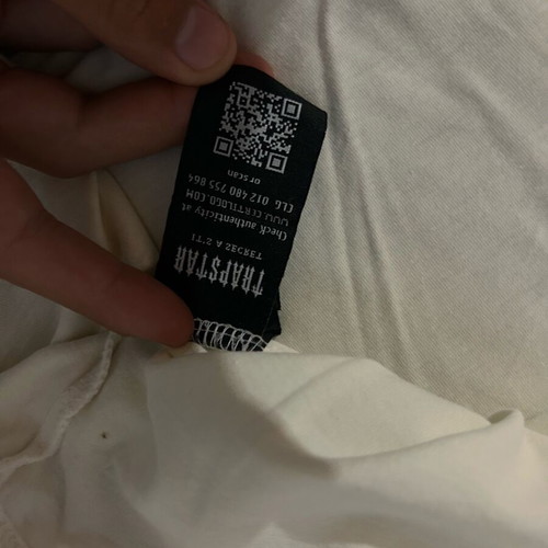 Trapstar Jersey used, size Medium, white