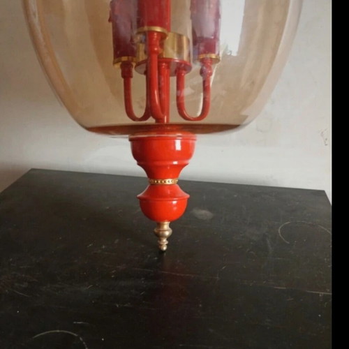 Ceiling light like new, 1990s with three lamp sockets