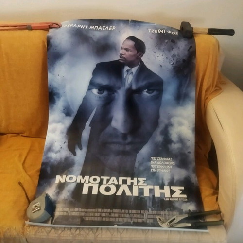 Law Abiding Citizen poster 100x70 cm like new