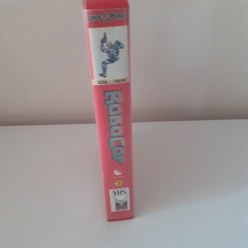 Robocop videocassette case used