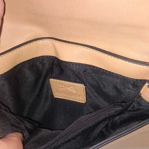 Achilleas crossbody bag new, black and beige