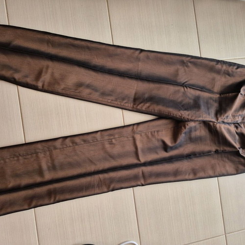 Satin suit like new, brown, size S/M