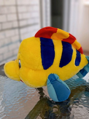 Λούτρινο Φούσκας σαν καινούργιο 40cm πλάτος, 20cm ύψος