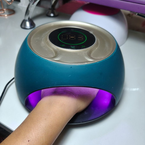 Sun One UV F11 Nail Lamp UV/LED 120W used, green