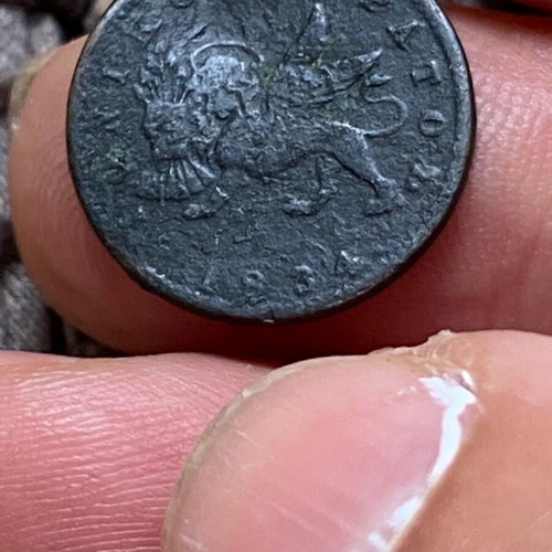 Ionian State 1834 Collectible Coin used, bronze