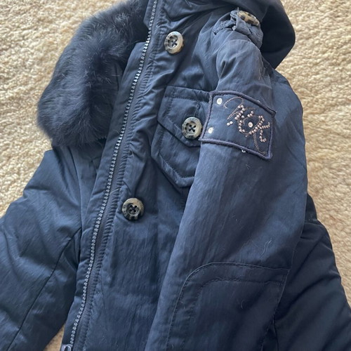 Kids jacket new, dark blue, size 2-3 years