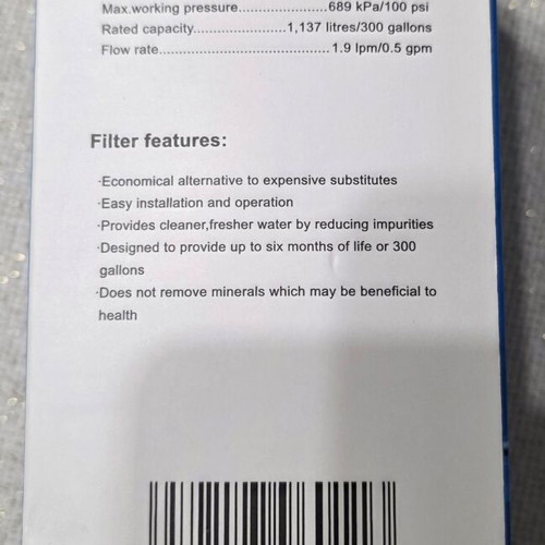 Water filter for Samsung refrigerator new, 4 pieces