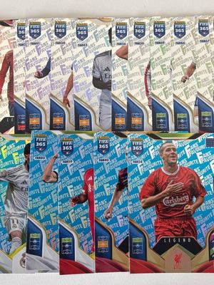 Fan Favourite FIFA 365 2025-2026 Adrenalyn XL Panini cards used, pack of 21