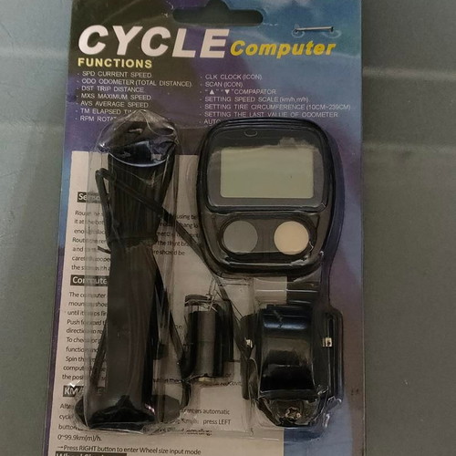 Cycle Computer with 14 Functions like new, waterproof, black