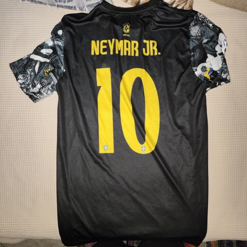 Neymar Jr Jesus Style Shirt XL like new, Brazil black and white