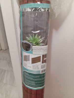 Plastic Fence new, brown, 1x3 m