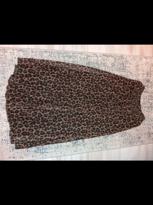 Karavan leopard skirt S/M, black and brown