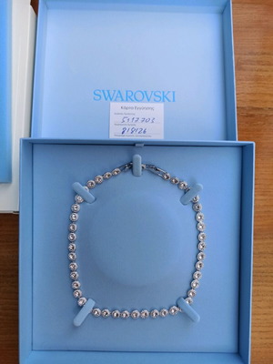 Swarovski Una Angelic necklace, white and silver