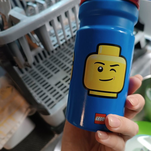 Lego Iconic Classic Water Bottle 0.39 L like new, blue