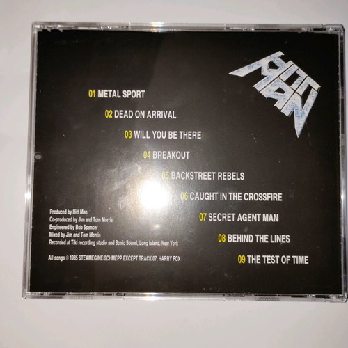 Hitt Man CD used, metal