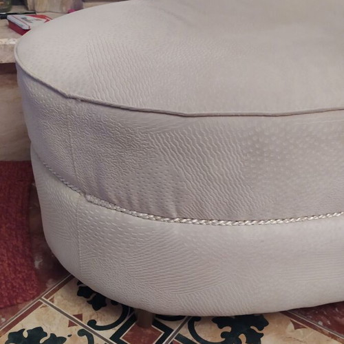 Alcantara fabric stool like new