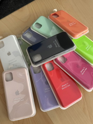 Apple Silicone Case for iPhone 11 new with microfiber lining