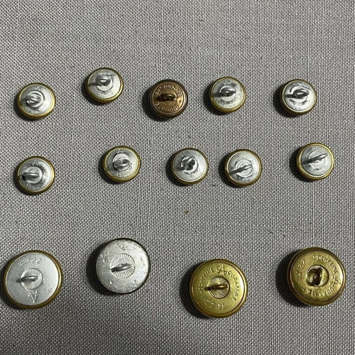 Button set used for PZ regulation 1953 tunic