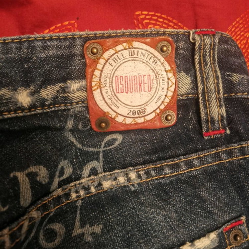 Dsquared women's jeans used, blue, size XS