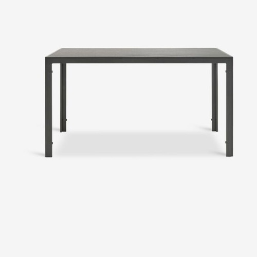 JERSORE Garden Table 80x140 cm Black Like New
