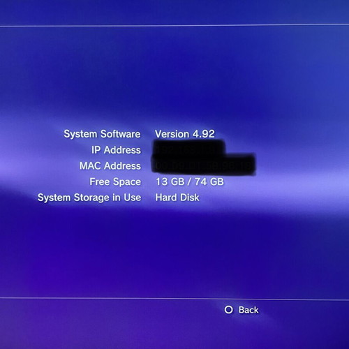 Sony PlayStation 3 Super Slim 80GB console with homebrew and PS2 compatibility