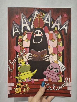 A4 R.E.P.O print new with fanart from the game
