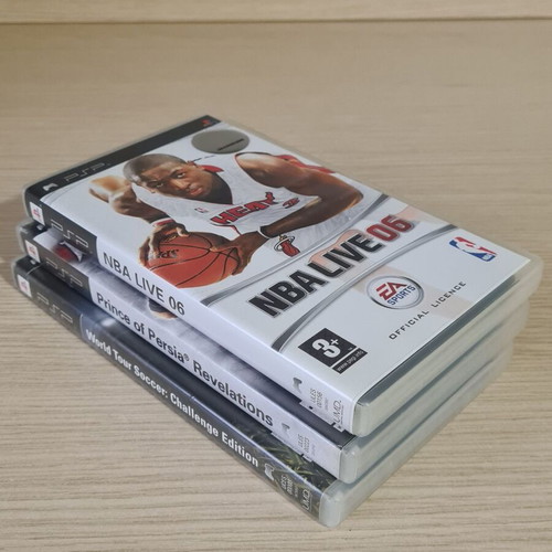 PSP games used, set of 3 with instruction manuals