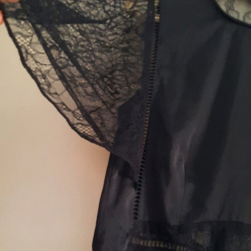 Zara lace dress new, black, size S