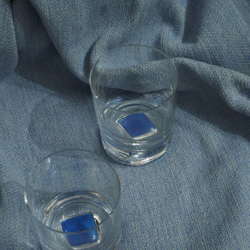 Glass whiskey glasses set of 6 new