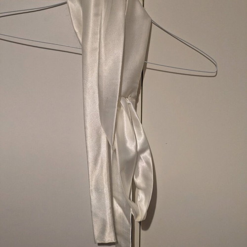 Bridal additional skirt like new, white and silver
