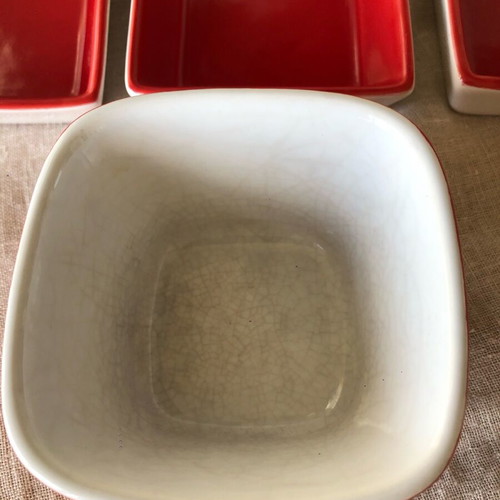 Small table dish used, set of 4 pieces