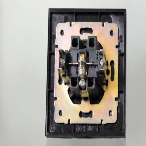 Simple Switch 10AX with Black Glass Faceplate new, pack of 3