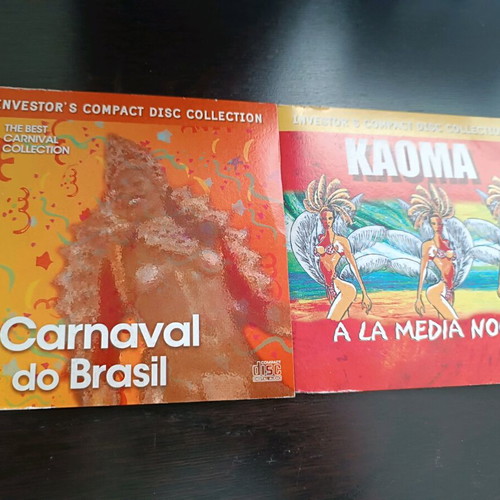 Carnaval do Brasil & Kaoma A La Media Noche 2 CD set like new, Latin/Samba