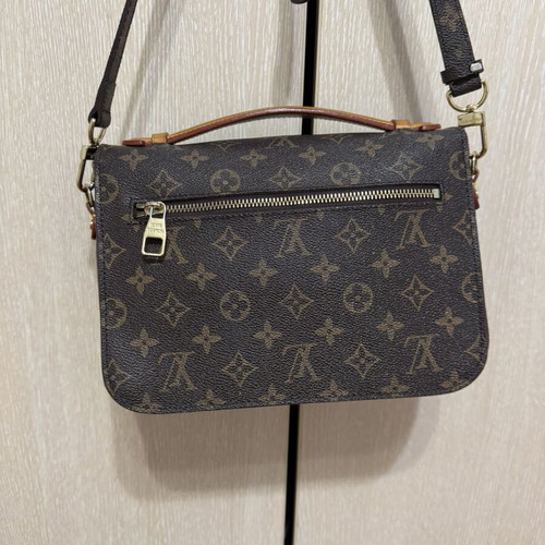 Louis Vuitton original women's bag, black and gold