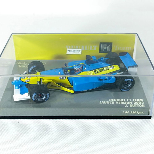 Renault F1 Launch Version 2002 Jenson Button 1:43 Minichamps
