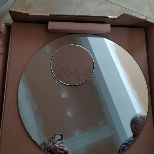 Eurorama round mirror 60 cm with magnifying mirror new