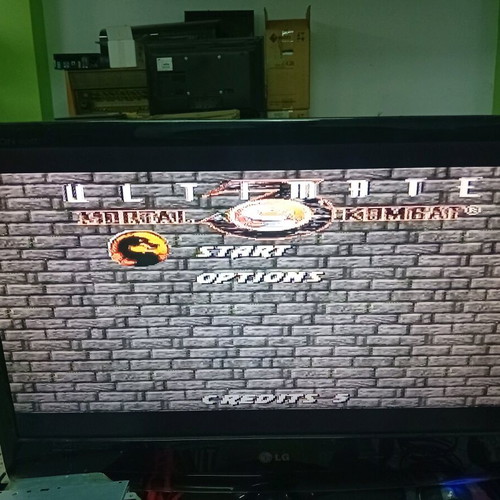 Super Nintendo 1990 console with 2 controllers and 3 games